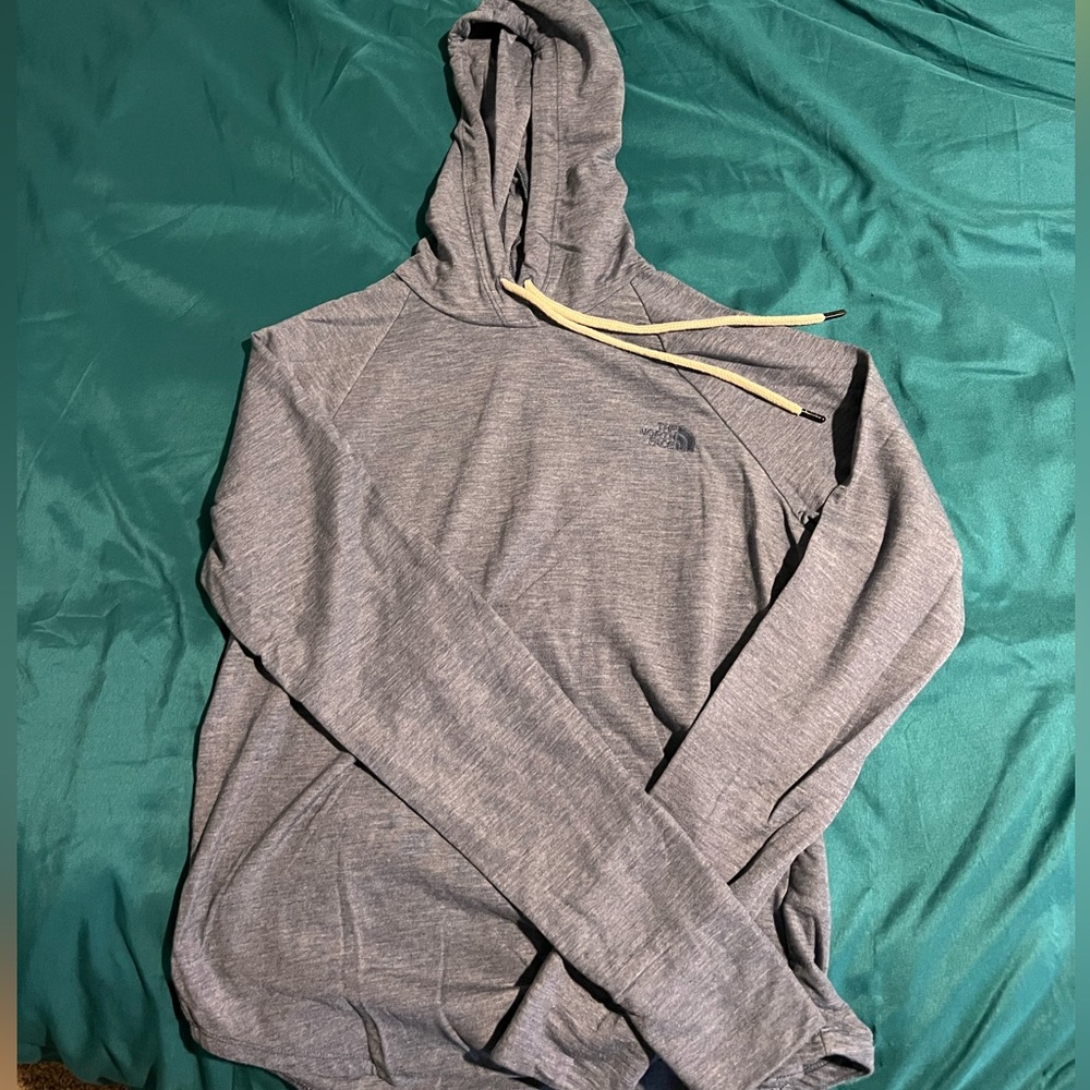 Blue north face hoodie